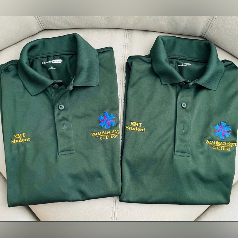 PBSC EMS EMT 2021 Uniform CornerStone CS412 Men Select Snag-Proof Polo Shirt Sm